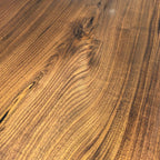 Unique black walnut epoxy river table organic wood dining table for 8-10 seat - MOOKA FURNITURE