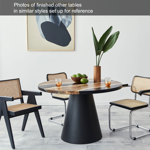 Unique 8 seats round dining table - MOOKA FURNITURE