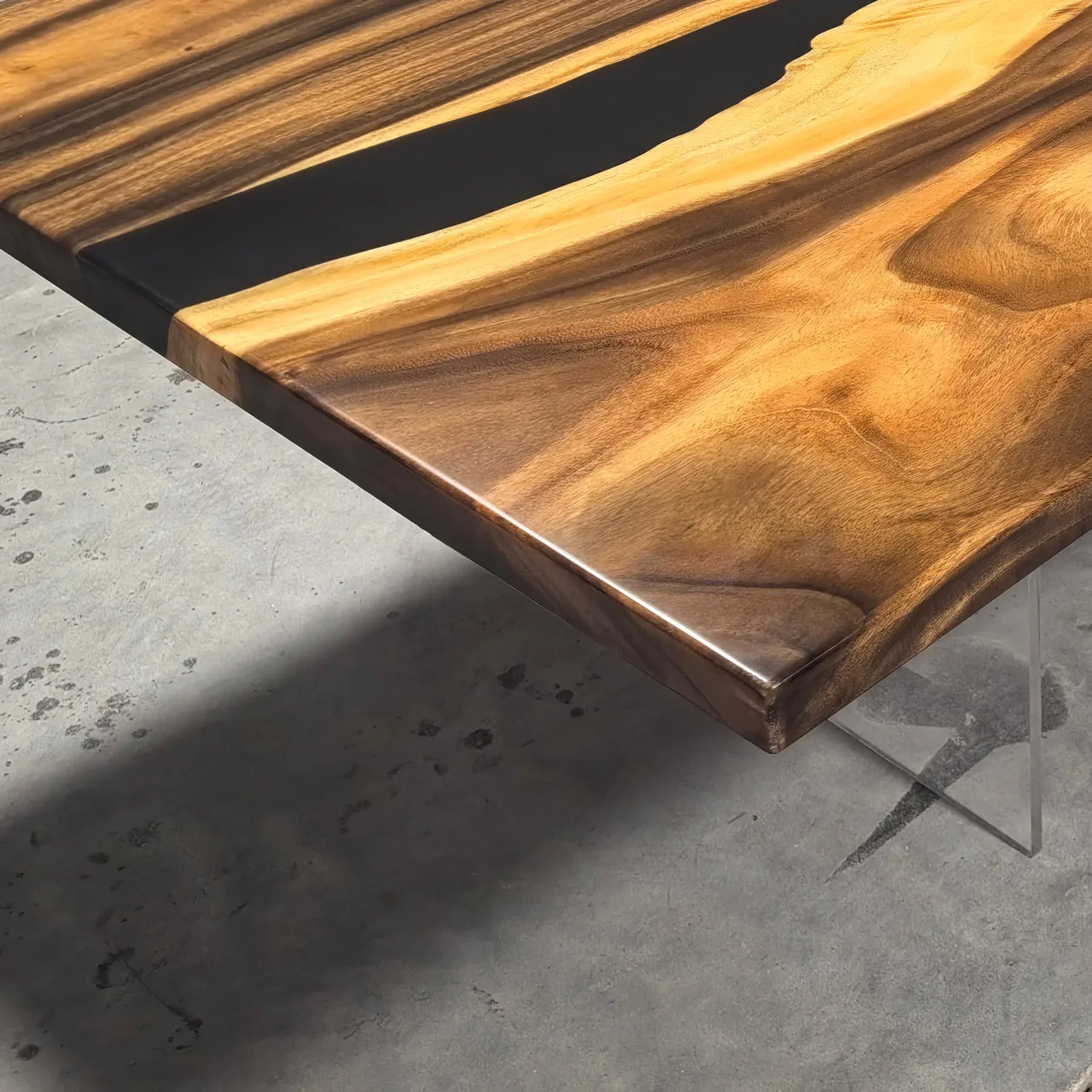 10feet stunning river table wood dining table for 10-12 people - MOOKA FURNITURE