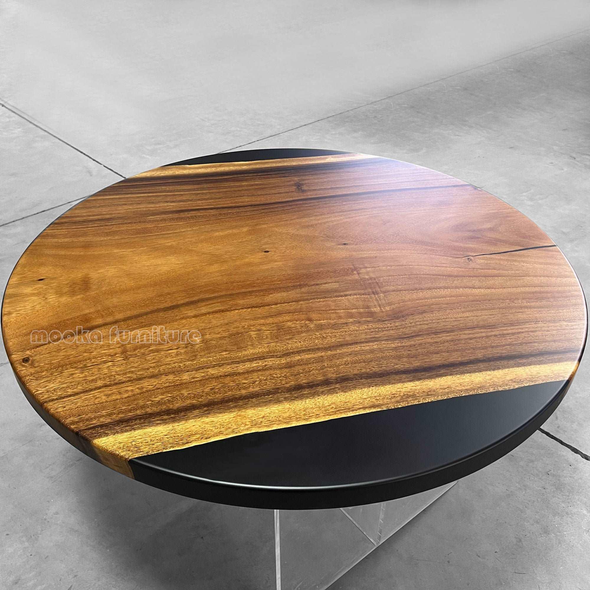 Breakfast nook round dining table in 42“ for 4 people - MOOKA FURNITURE