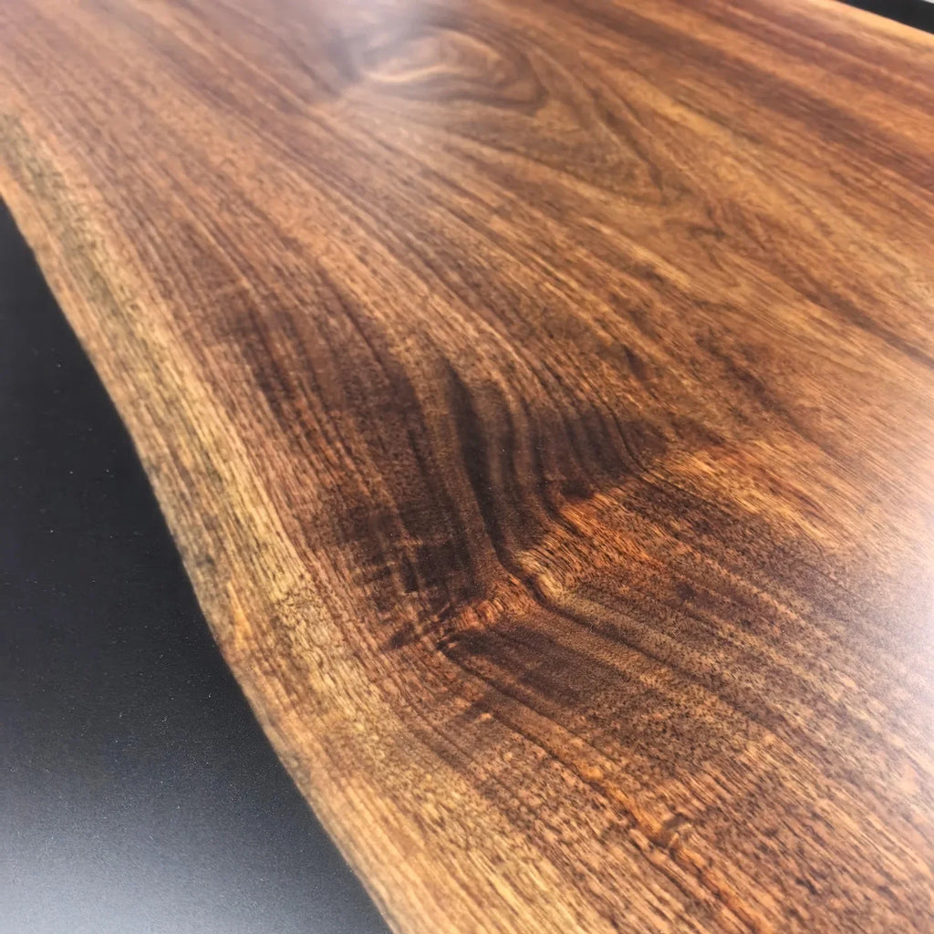 12ft dark walnut custom river table for 12-14 seats conference table boardroom table communal table - MOOKA FURNITURE