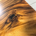 Unique stylish organic natural wood table 10ft dining table with bench for 10-12 people - MOOKA FURNITURE