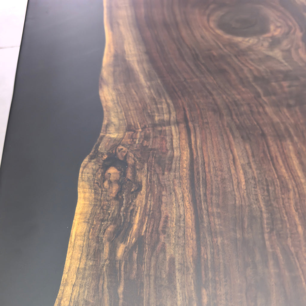 10feet meeting room table black walnut solid wood eye-catching conference table for 10 seats