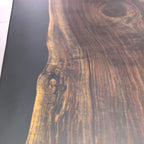 10feet meeting room table black walnut solid wood eye-catching conference table for 10 seats