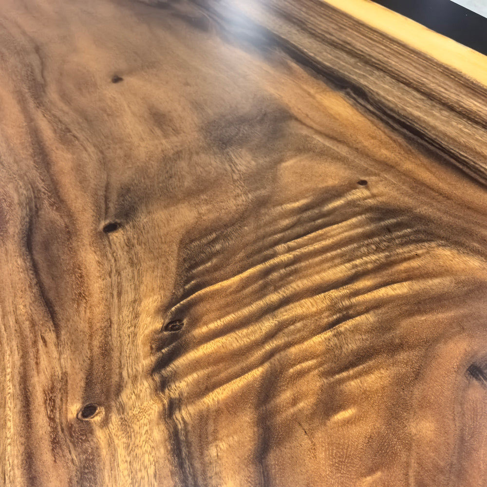 12ft Large one-piece wood river table for 12-14 people big family dining table