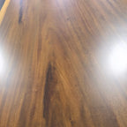 10ft office meeting table made of organic wood and black resin for conference table 10-12 people - MOOKA FURNITURE