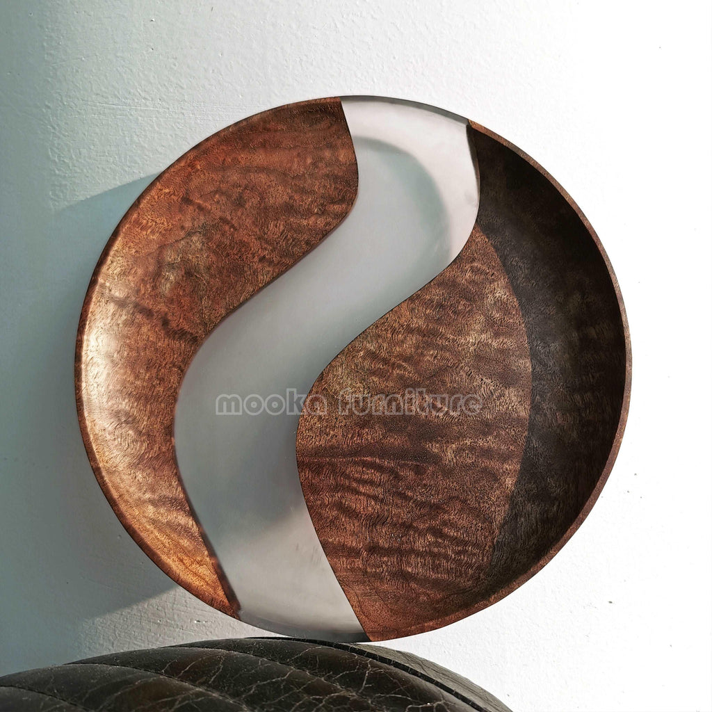 BLACK WALNUT RESIN TRAY FREE SHIPPING - MOOKA FURNITURE