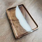BLACK WALNUT RESIN TRAY FREE SHIPPING MKTY011-30A - MOOKA FURNITURE