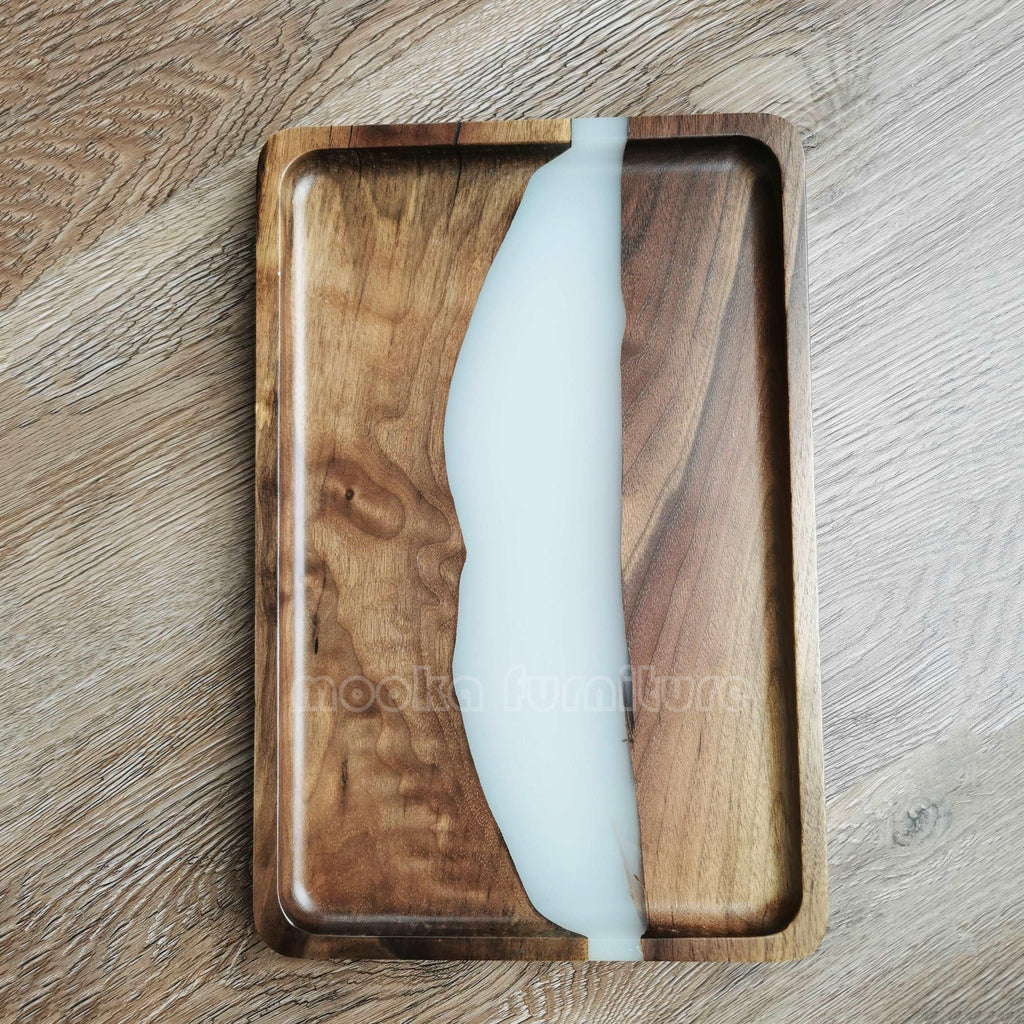 BLACK WALNUT RESIN TRAY FREE SHIPPING MKTY011-30A - MOOKA FURNITURE