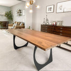 Metal Table Legs - 409 Cleo - 21W, 28H inch - Set of 2 pcs - Flowyline - MOOKA FURNITURE