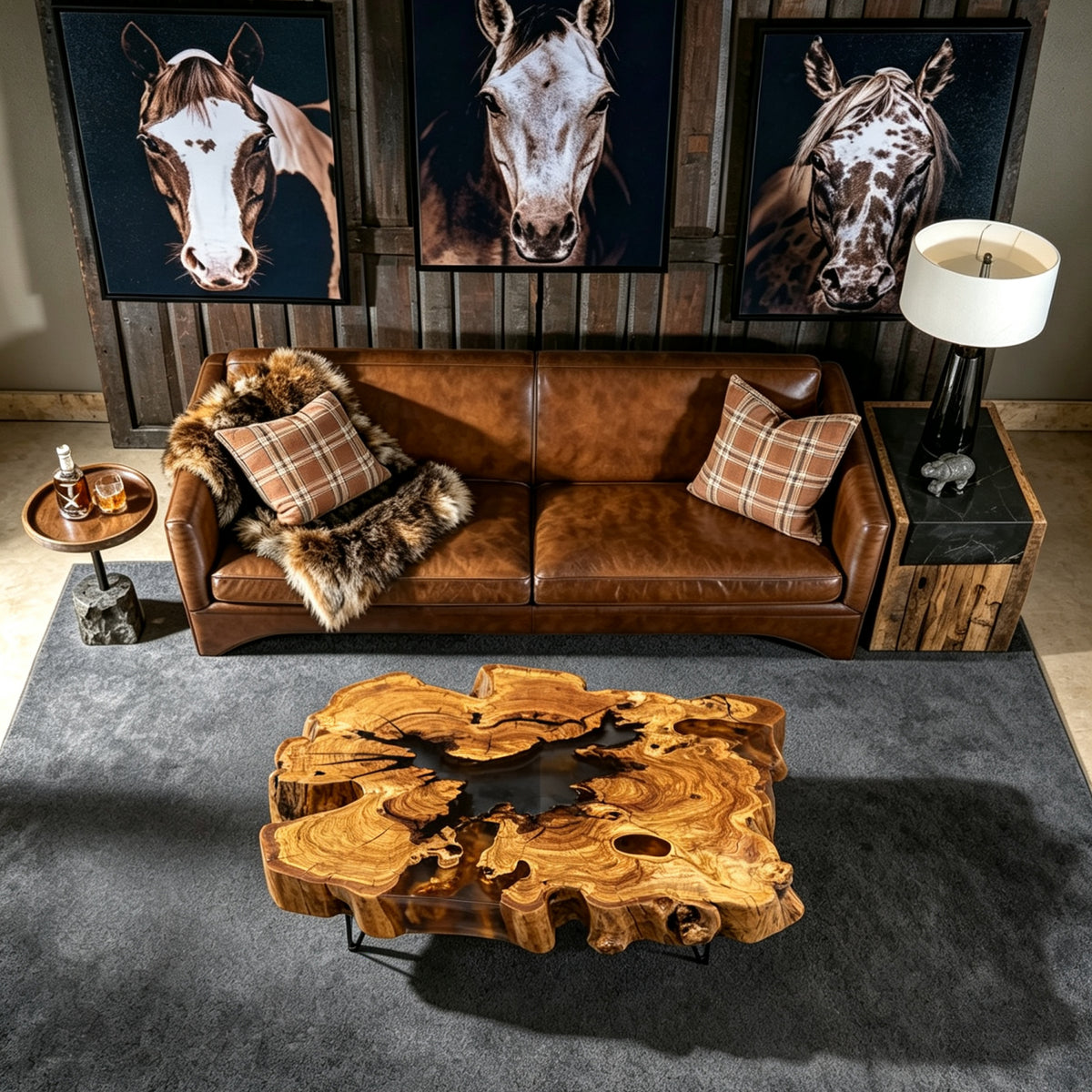 Rustic Luxury Olive wood Stump live edge tree trunk tree root coffee table