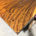 12ft one piece single solid wood table  Black epoxy glossy conference table for 12 seats