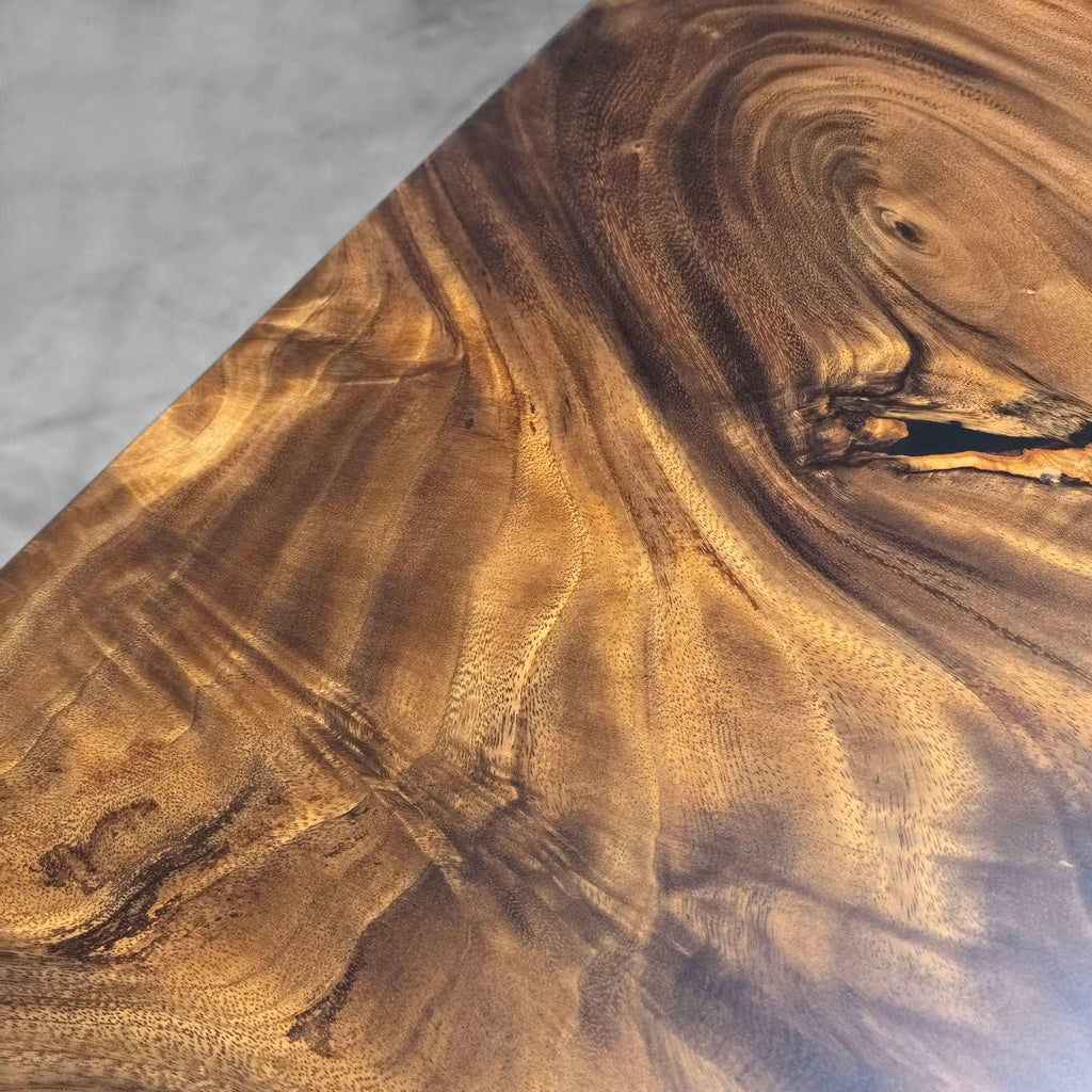 Massive table in 12 ft for 14 person solid wood river epoxy conference table custom made - MOOKA FURNITURE