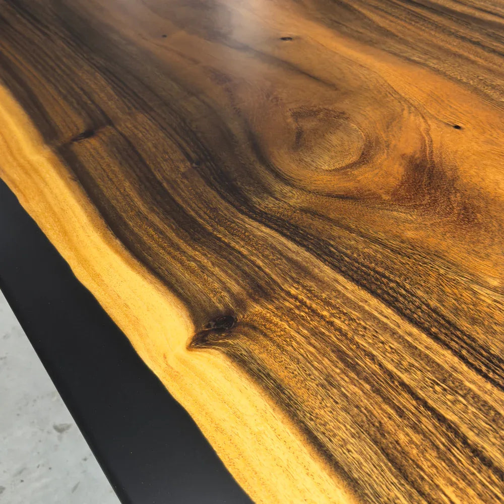 12ft Long table for 12-14 people big dining room open space table custom made wood table - MOOKA FURNITURE