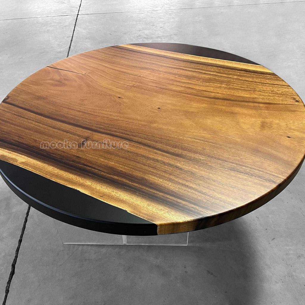 Breakfast nook round dining table in 42“ for 4 people - MOOKA FURNITURE