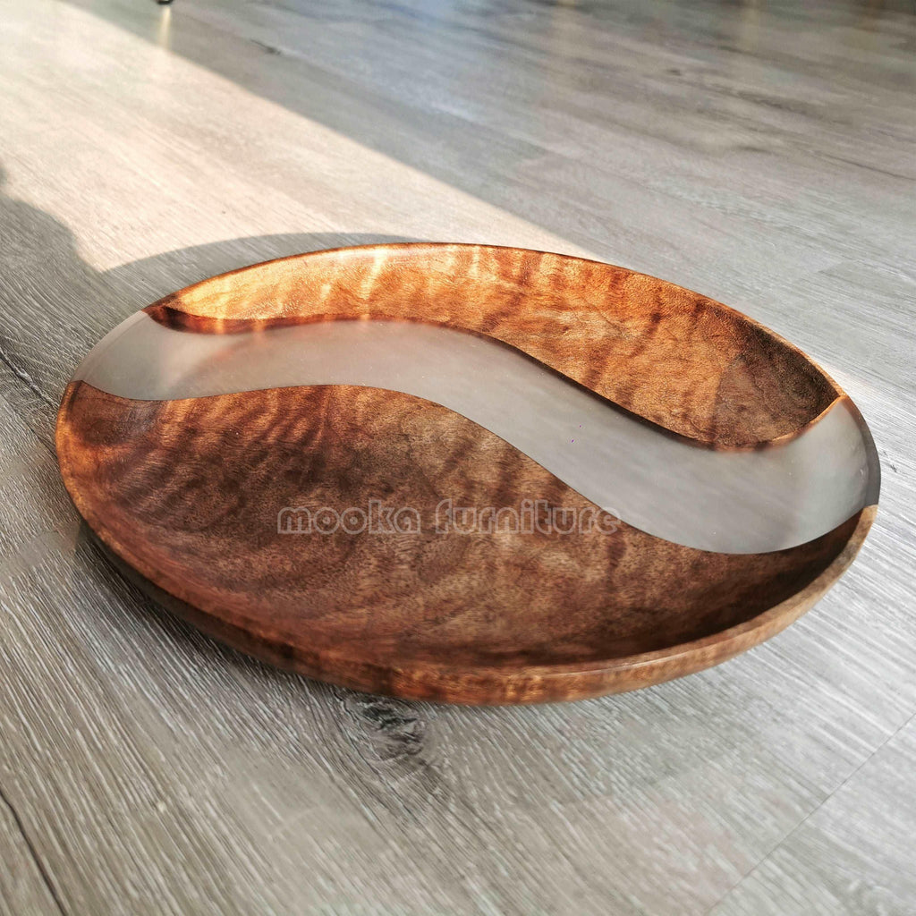 BLACK WALNUT RESIN TRAY FREE SHIPPING - MOOKA FURNITURE
