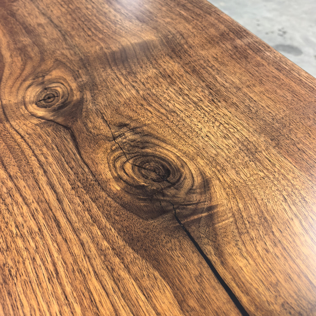 Luxury bookmatch blackwalnut  solid wood conference table for 12-14 seats