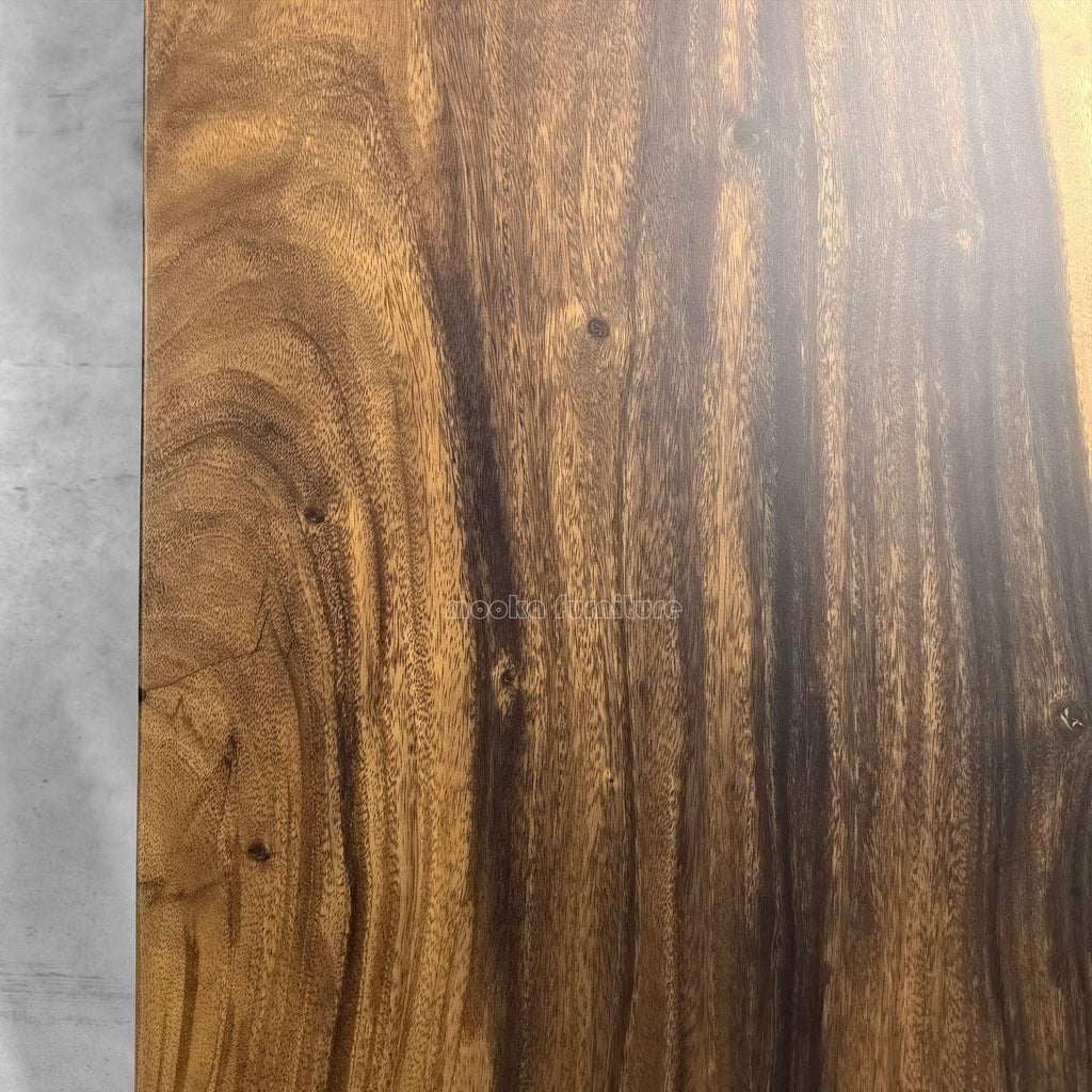 12ft Long river table for 14 people big dining room custom made wood table - MOOKA FURNITURE