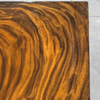 One piece natural wood with clear epoxy dining table for 6-8 people - MOOKA FURNITURE