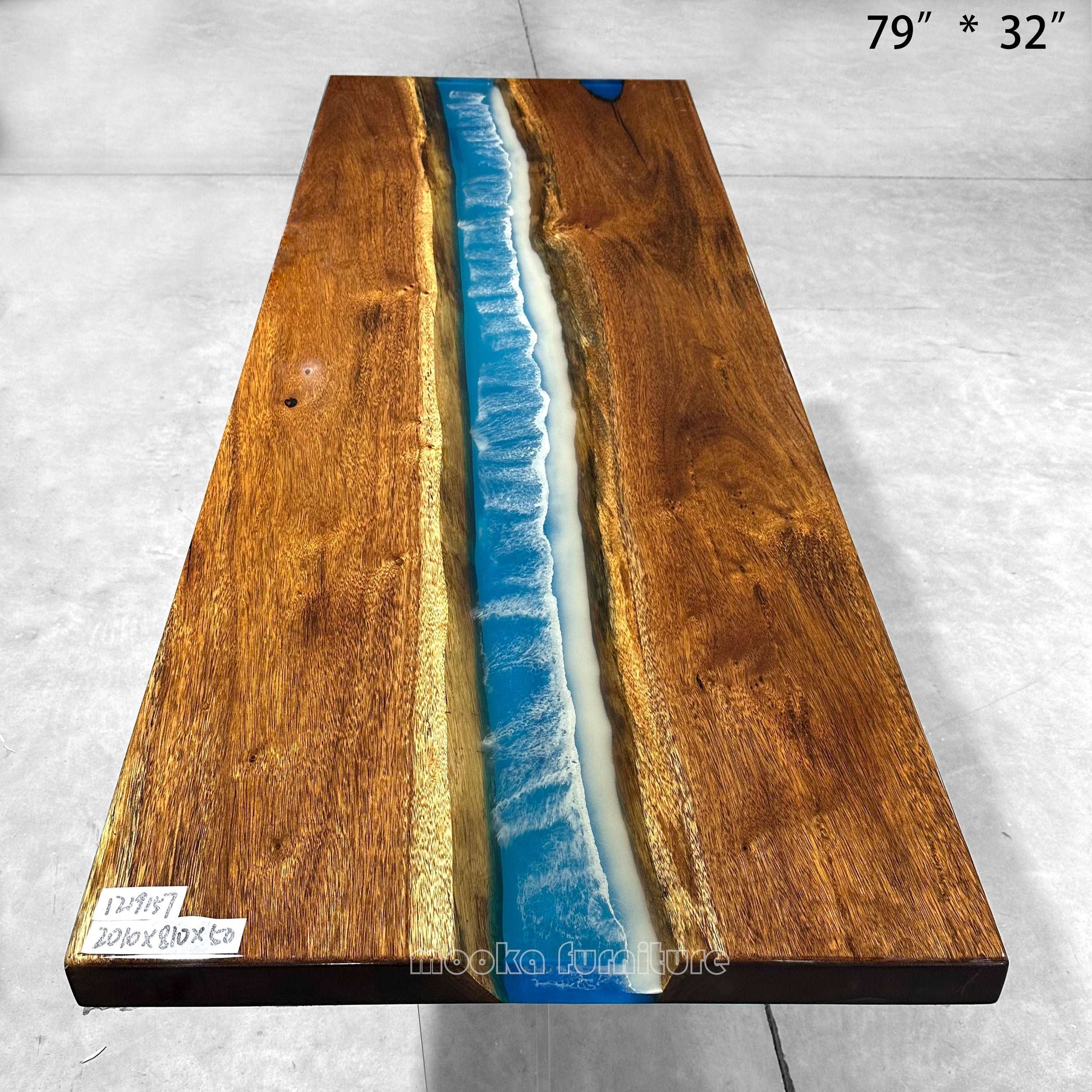 Resin Wood Dining Table - MOOKA FURNITURE