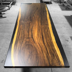 Solid wood 12feet Long table for 12-14 seats big family dining table communal table - MOOKA FURNITURE