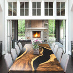 Contemporary luxury dining table for 10 people - MOOKA FURNITURE