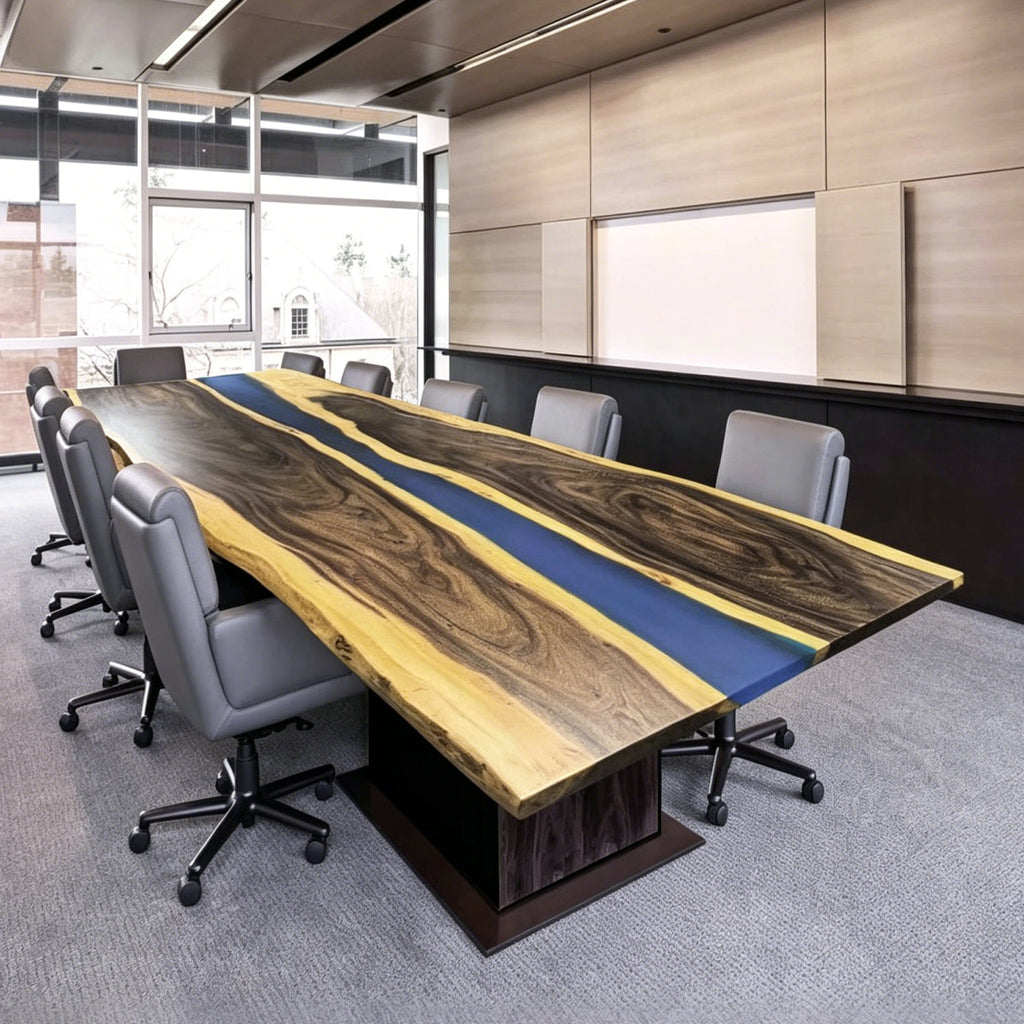 12feet long 54" wide boardroom table unique conference table for 12- seats