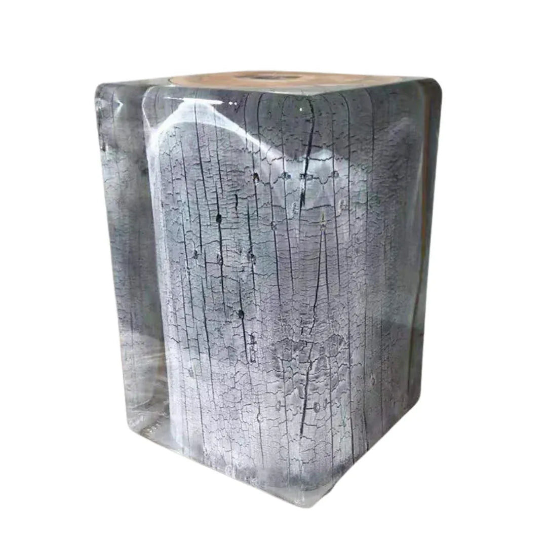 Custom made stump stool 12“ x 12” x 32" for Tracey Butler - MOOKA FURNITURE