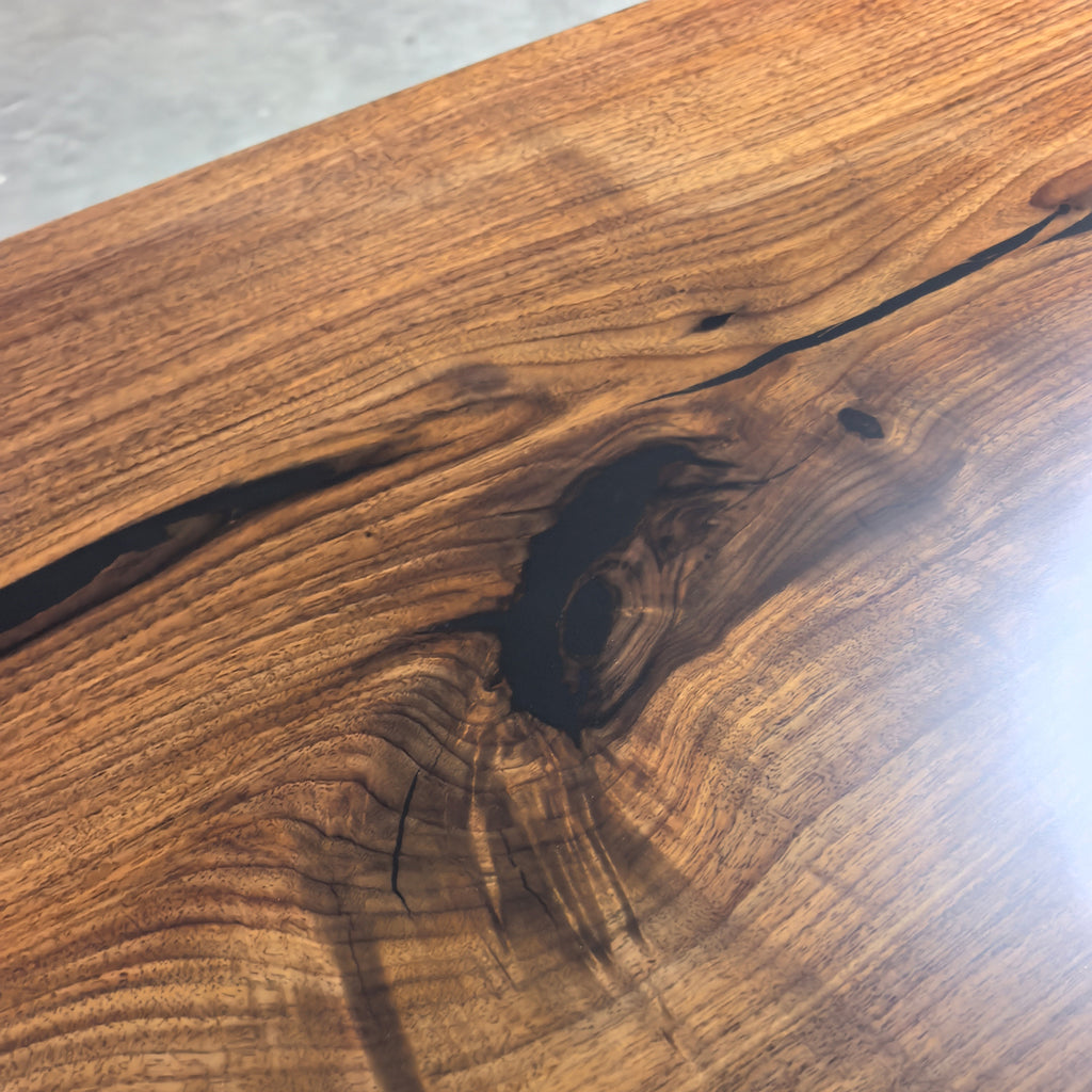 Luxury bookmatch blackwalnut  solid wood conference table for 12-14 seats