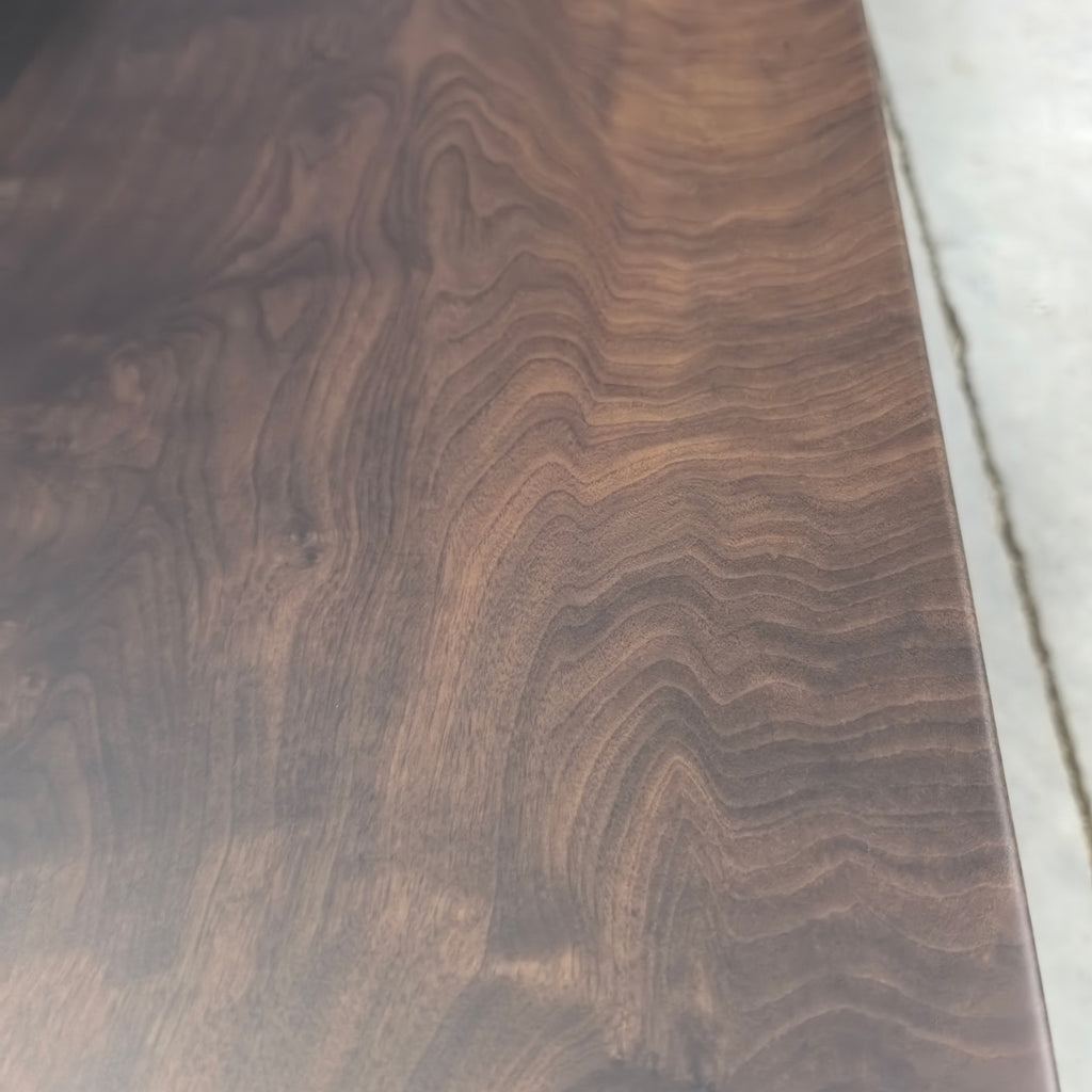 10feet meeting room table black walnut solid wood eye-catching conference table for 10 seats