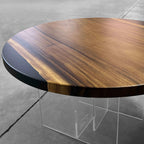 Breakfast nook round dining table in 42“ for 4 people - MOOKA FURNITURE