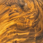 Unique stylish one piece wood epoxy waterfall coffee table - MOOKA FURNITURE