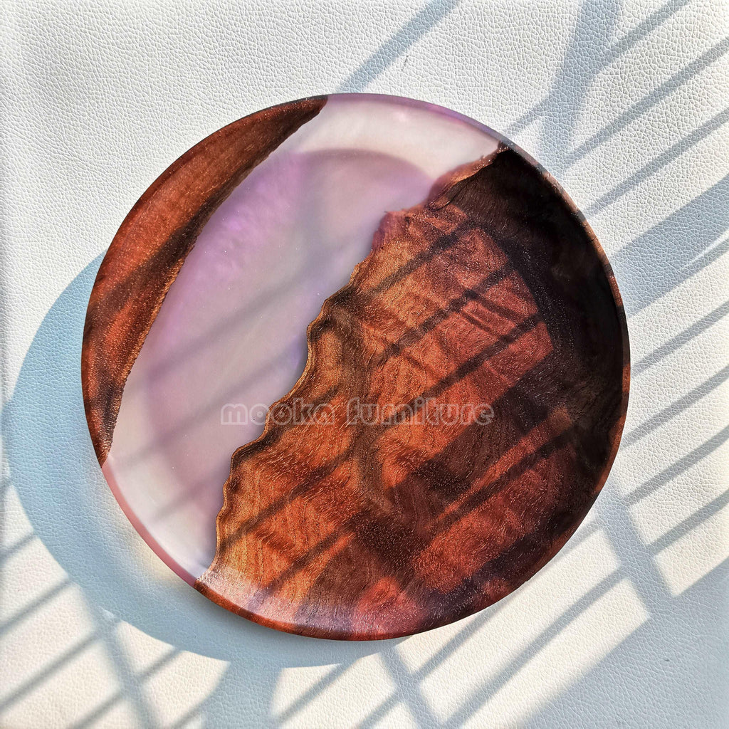 BLACK WALNUT RESIN TRAY FREE SHIPPING - MOOKA FURNITURE