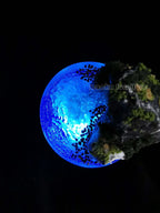 Desktop mini waterfall pool resin fountain by forest with light and glow in dark decoration home - MOOKA FURNITURE