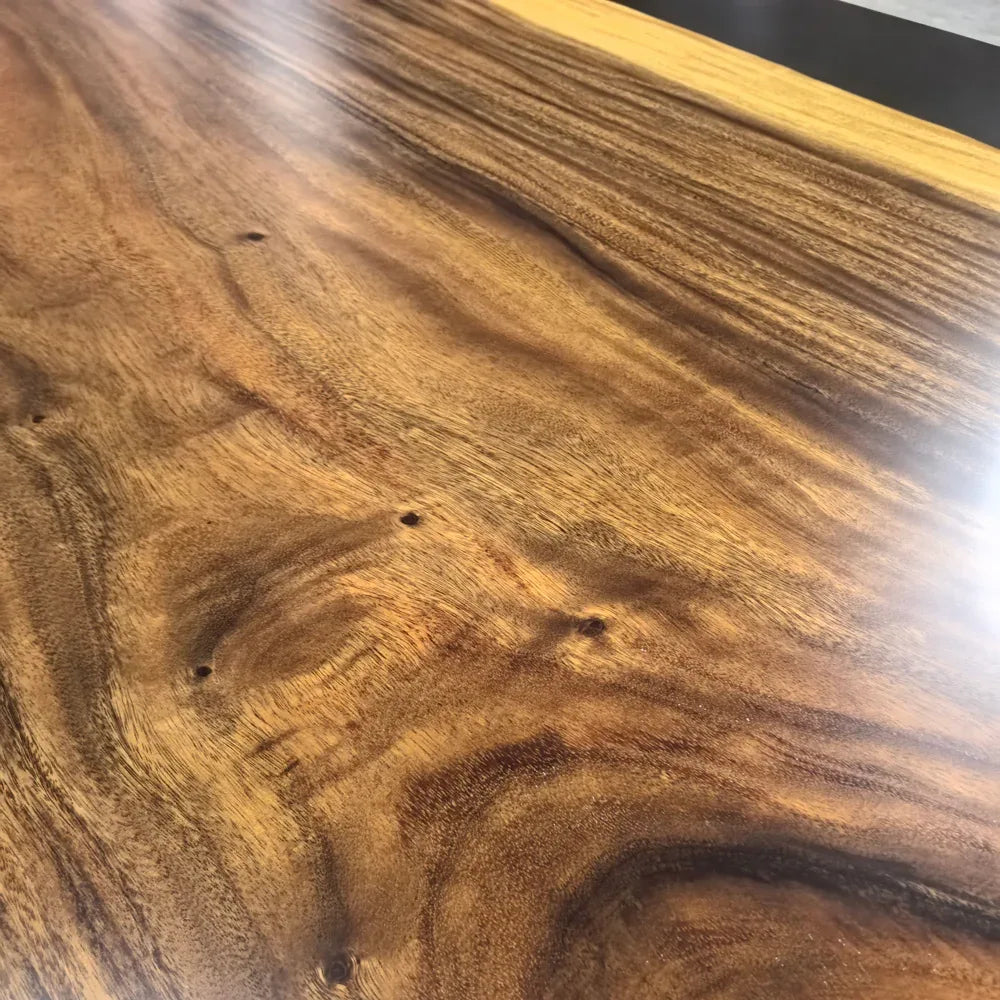 12ft Long table for 12-14 people big dining room open space table custom made wood table - MOOKA FURNITURE