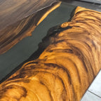 Luxury one piece wood dining room table for 8-10 person luxurious homes - MOOKA FURNITURE