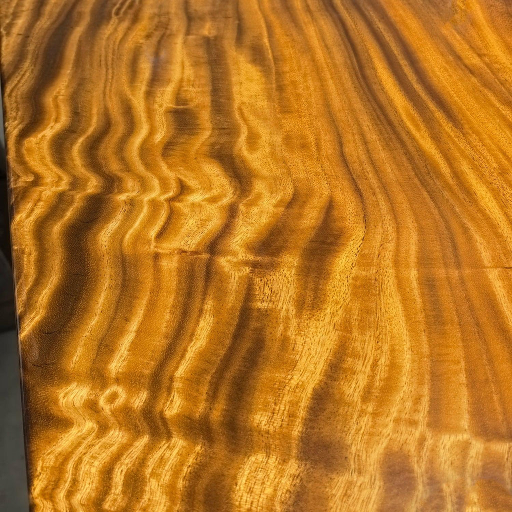 Luxury one piece wood dining room table for 8-10 person luxurious homes - MOOKA FURNITURE