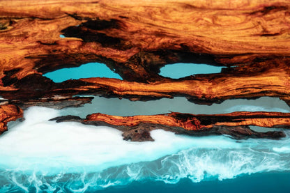 Ocean resin table - MOOKAFURNITURE