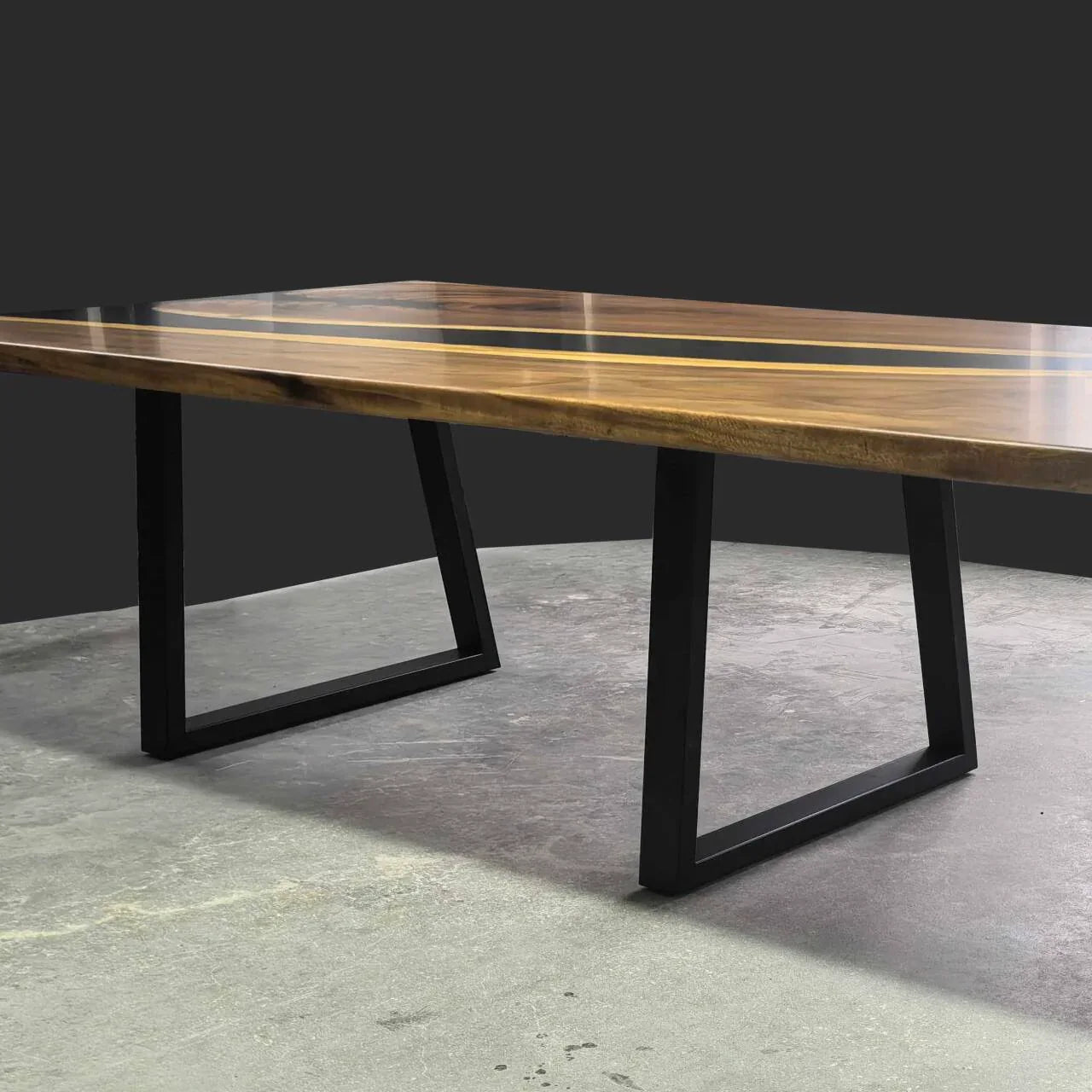 Trapezium Ladder Shape Table Legs 28" height for dining table for 10-14 people(single leg) - MOOKA FURNITURE