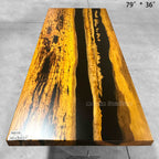 Resin Wood Dining Table - MOOKA FURNITURE