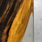 One piece natural wood with clear epoxy dining table for 6-8 people - MOOKA FURNITURE