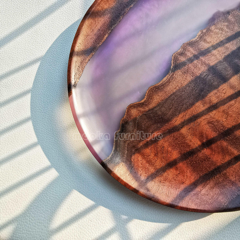 BLACK WALNUT RESIN TRAY FREE SHIPPING - MOOKA FURNITURE