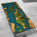 Luxury handmade natural wood landscape epoxy river table dining table for 6-8 - MOOKA FURNITURE