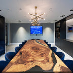 One-of-a-kind Cusotm made 12ft luxury boardroom table meeting table for 14 people