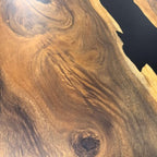 Exotic wood slabs unique design river table for 10 seater - MOOKA FURNITURE
