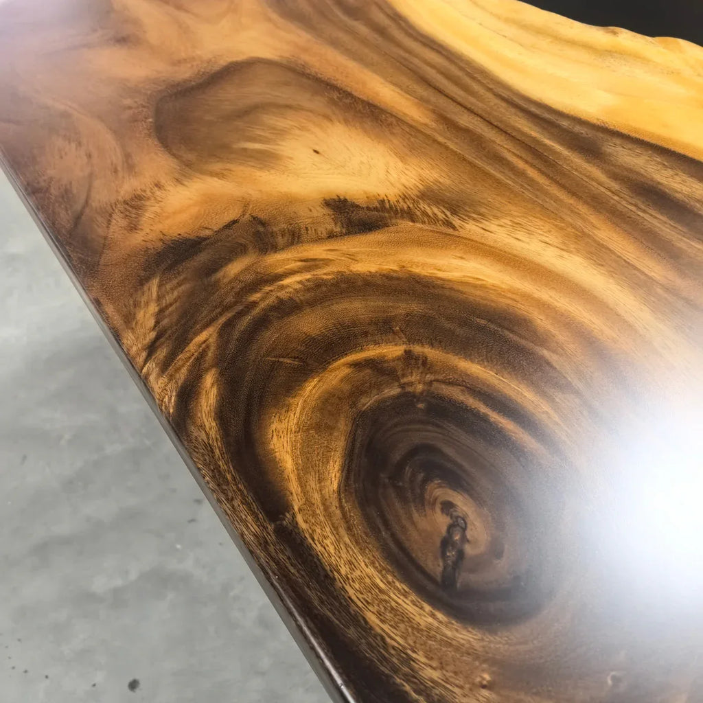 10feet stunning river table wood dining table for 10-12 people - MOOKA FURNITURE