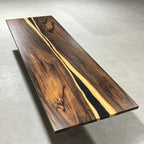Handcrafted grand soid wood dining table for 12-14 people custom made table 12ft long
