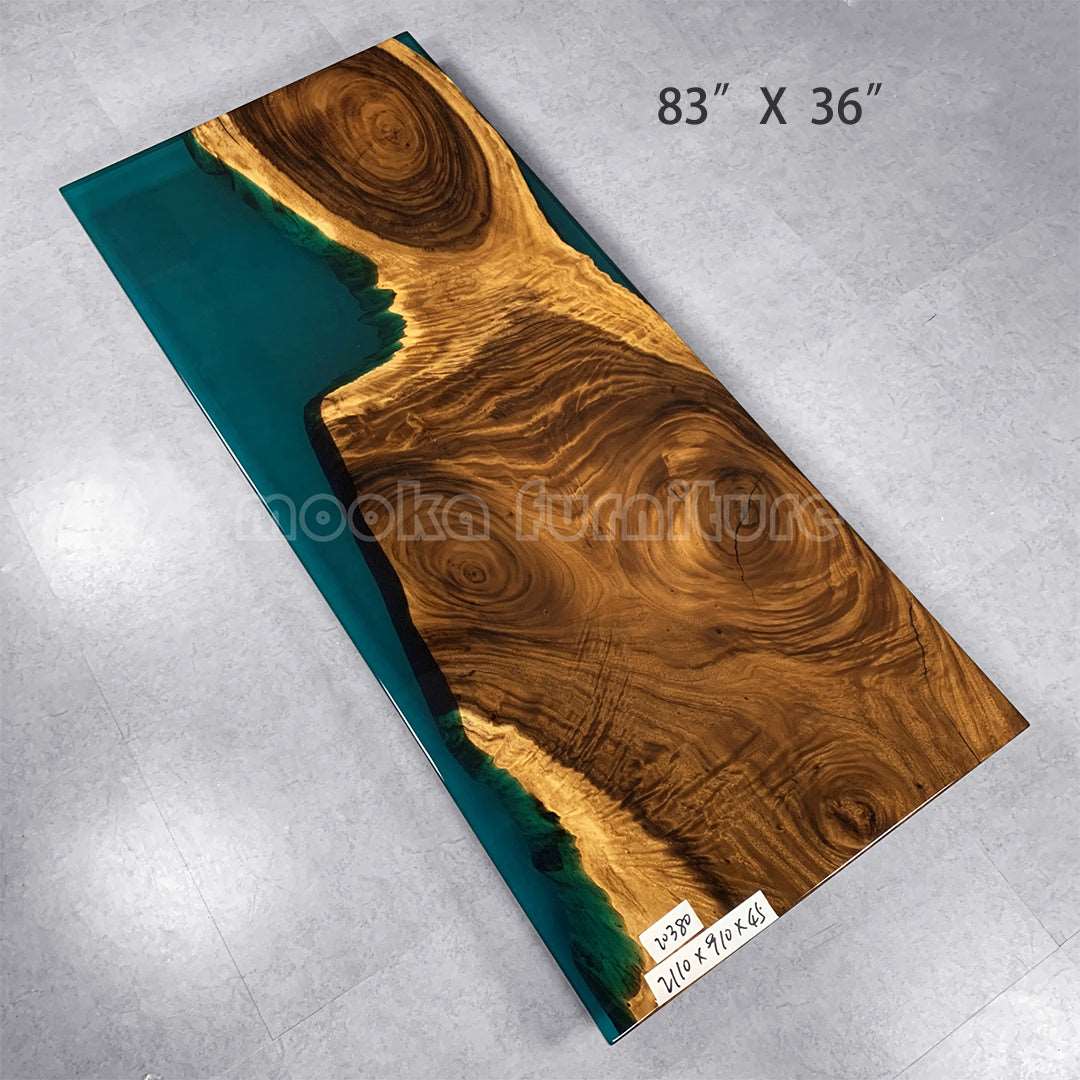 Resin River Table - MOOKAFURNITURE