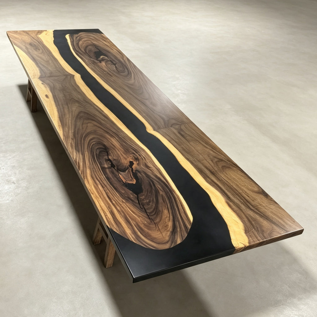 14ft gigantic luxury solid wood boardroom conference table for 14-16 people