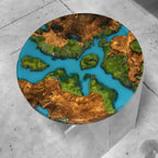 Luxury handmade natural wood landscape epoxy river table coffee table - MOOKA FURNITURE